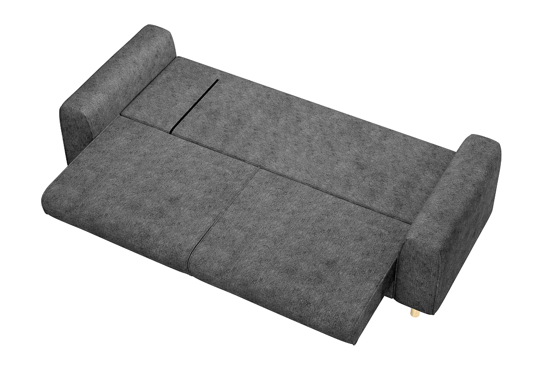 Шелдон / Диван - кровать 3-х местн. велюр sierra 9 темно-серый